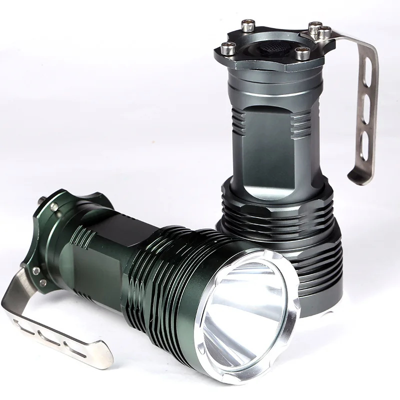 Aimihuo Портативный Фонари светодио дный Фонарик searchlight T6 лампы высокой мощности