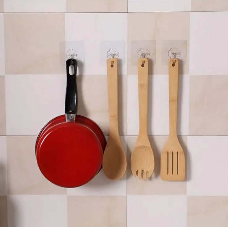 5/10 шт. прозрачные настенные крючки на присоске | Обустройство дома