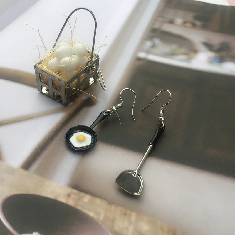 Серьги-подвески в форме яиц забавные серьги для женщин | Украшения и аксессуары