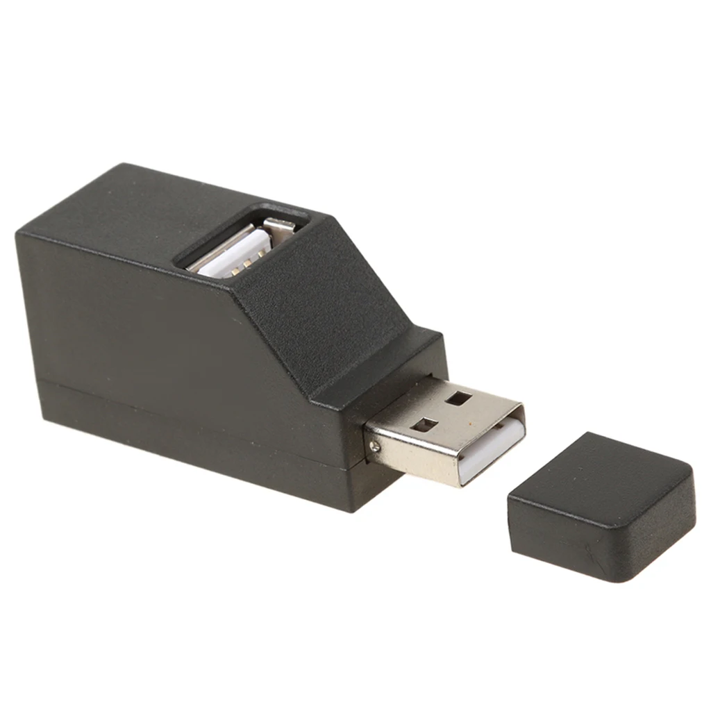 Высокоскоростной мини концентратор USB 2 0 с 3 портами для ПК ноутбука настольного