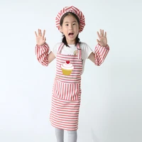 childrens apron flower shop cake shop baking restaurant eating adjustable halter sleeveless apron printing