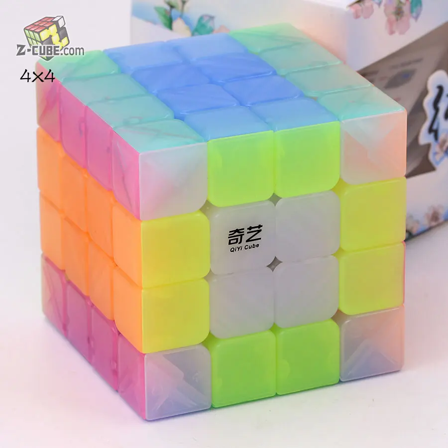 Magic cube Puzzle QiYi 2x2 3x3 4x4 5x5 странной формы Пирамида перекос Marstermorphix SQ1 квадратный-1 брелок прозрачные cube