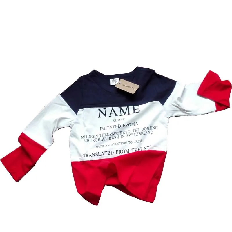 Футболка для мальчиков детская одежда на весну и осень топы детские футболки