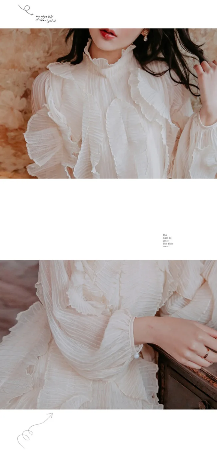 Женское модельное платье макси с длинным рукавом элегантное белое