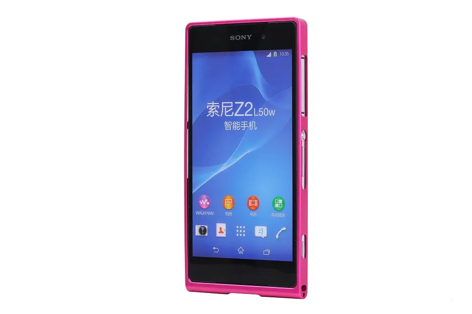 TX для Xperia Z2 capa fundas рамка-бампер из сплава Sony L50W D6502 D6503 алюминиевый чехол-бампер +