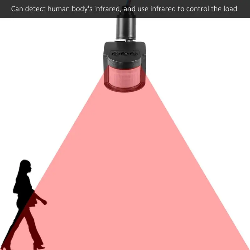 Датчик движения 220 В Детектор Автоматический инфракрасный PIR датчик 180 градусов