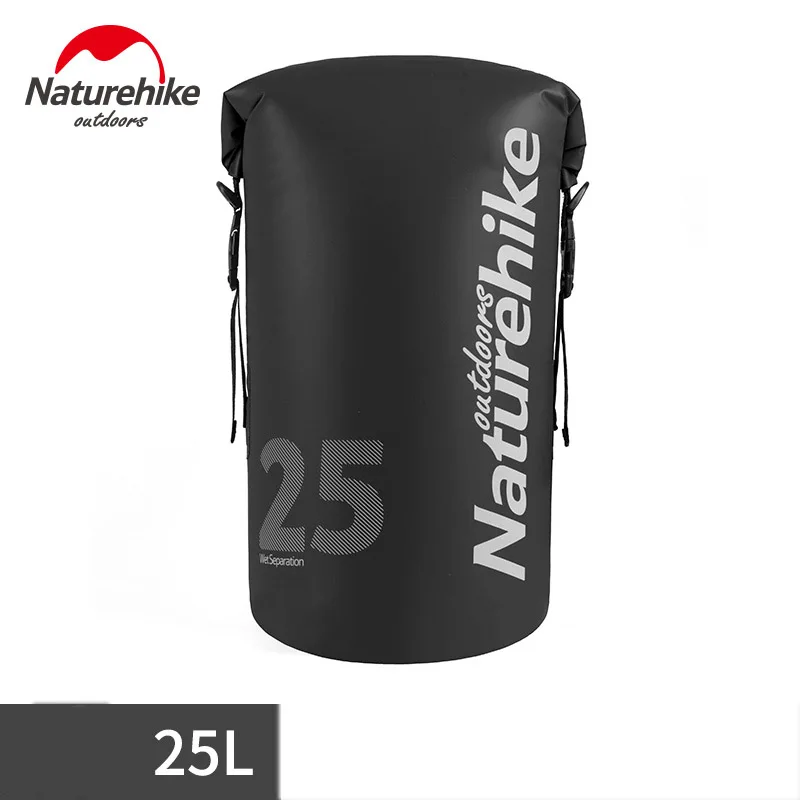 Black 25L Новинка 250D ПВХ 5L 10L 20L водонепроницаемая сумка рюкзак компрессионный мешок для хранения сухая сумка для мужчин женщин плаванье рафтинг каяк катание на лодках - Цвет: Black 25L
