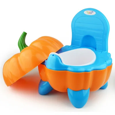 Baby WC Fashion Bebe Car Potties&Seats Kids Potty Trainer Toilets 0-6 Years Old Boy&Girl Travel Pumpkin Children's Traning Pot