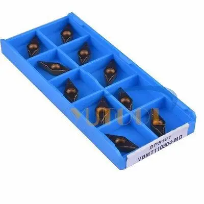 Карбидная вставка Yutools VBMT110304 MO фрезерный Карбид с ЧПУ 10 шт. новинка|drill insert|carbide