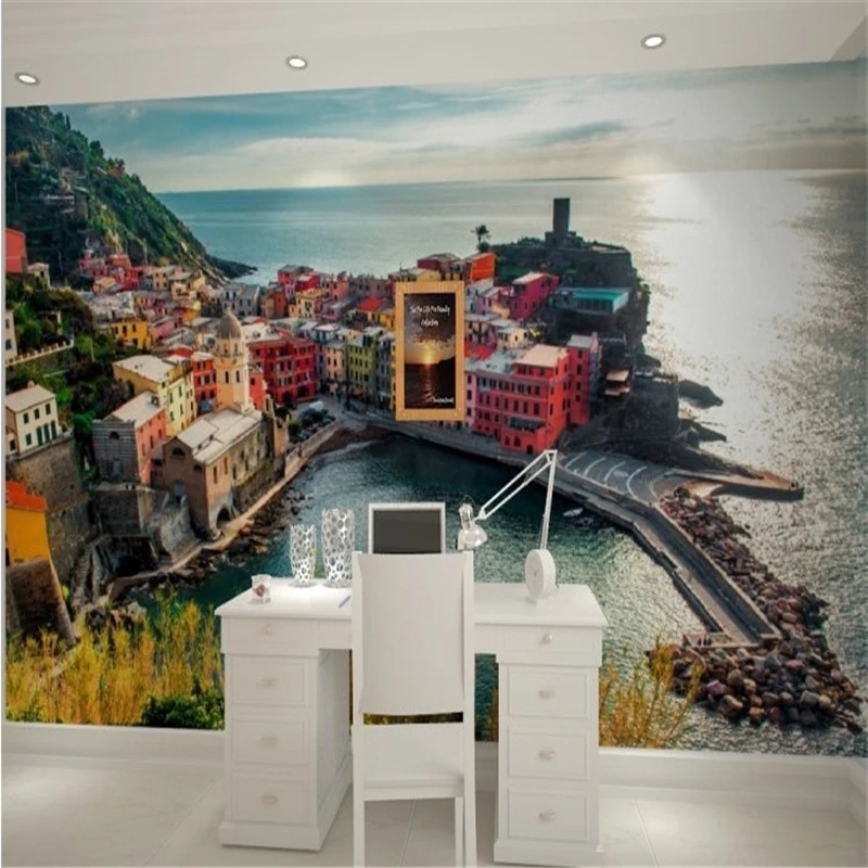 3d Настенные обои beibehang на заказ для дивана спальни фона телевизора городские