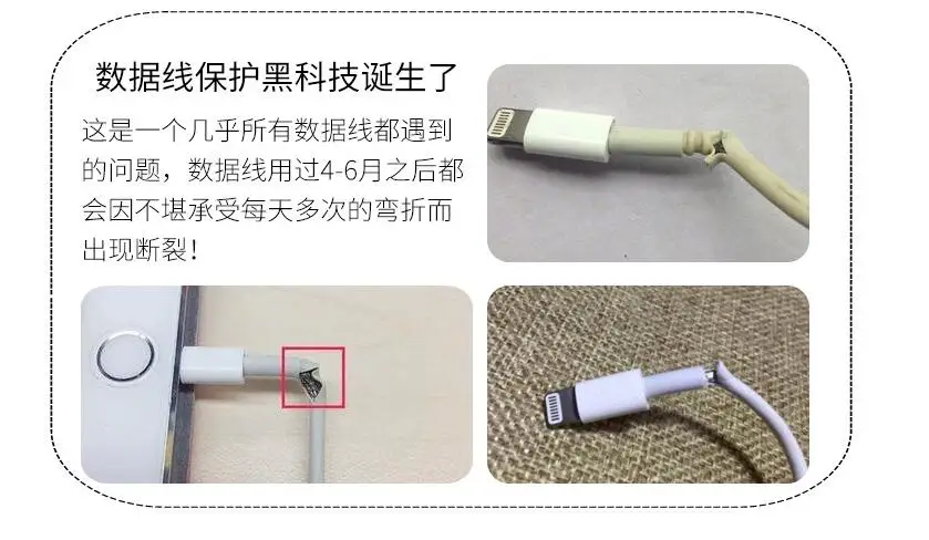 HOKEJ 1,5 м usb кабель для зарядки и передачи данных защита провода защита шнура обмотка кабеля органайзер для iPhone для Xiaomi