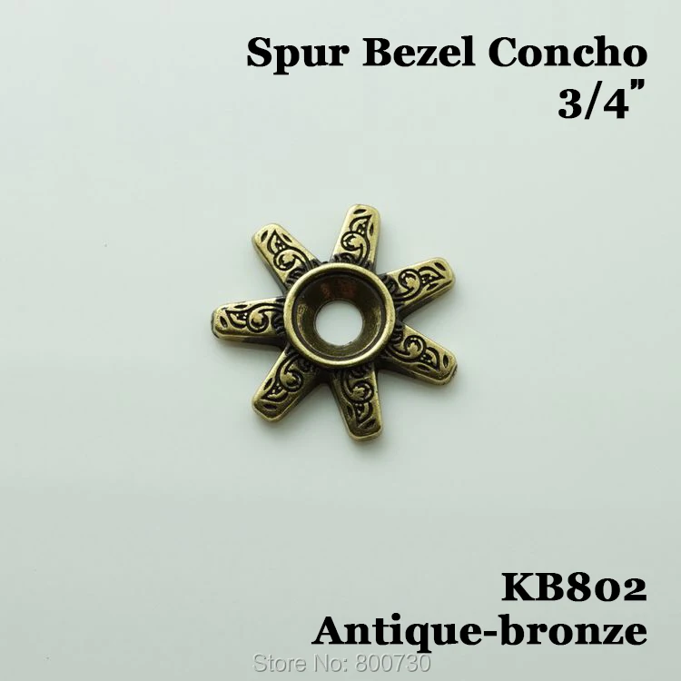 (KB802) 10 шт. ободок для Шпоры Concho Saddle аксессуары кожевенного ремесла античная