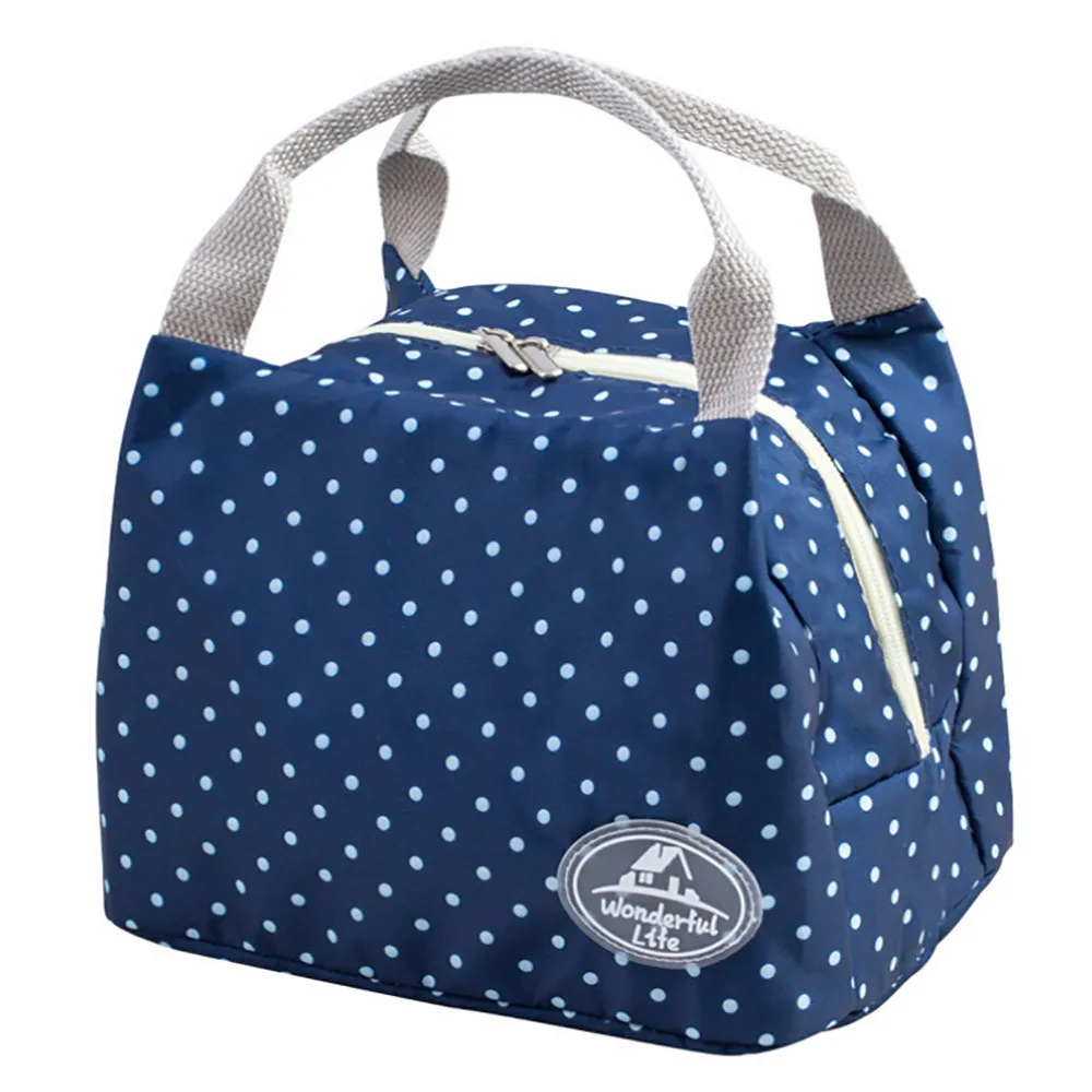 Функциональная сумка холодильник с узором Ланч бокс портативная Изолированная