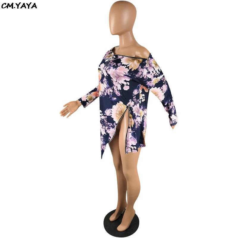 2019 Новая женская обувь с принтом пейсли открытыми плечами длинные рукава на