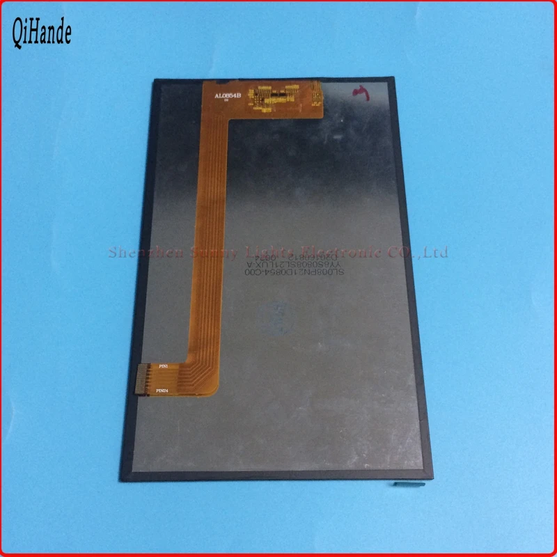 

New Tablet LCDs Display Matrix For 8" Tablet SL008PN21D0854 AL0854 24pins inner LCD screen panel Module Replacement AL0854B