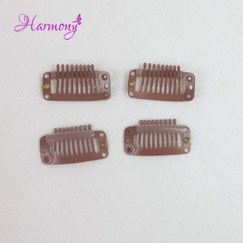 200 шт./лот 3 2 см инструменты для наращивания волос с 9 зубцами/Силиконовые зажимы