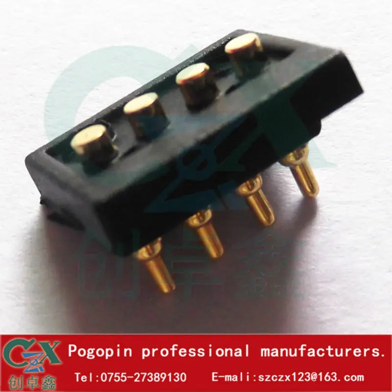 4 контактный разъем pogo в Шэньчжэнь мобильный телефон большой ток Пружинные