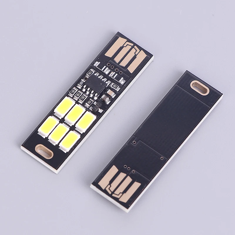 Ночная мини лампа карманный светодиодный светильник с USB разъемом 1 Вт для