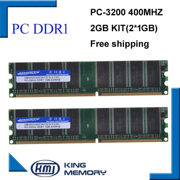 KEMBONA бесплатная доставка настольная ddr1 400 МГц 2 Гб (комплект 2x1 ГБ ddr1) для всех