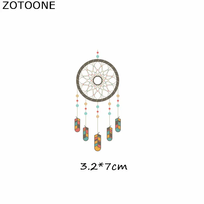 231 ZOTOONE милые Ловцы снов утюжок на передачу патч для одежды тепло на тепловых пластырей плавкие Наклейки Аппликации на одежду E - Цвет: 231