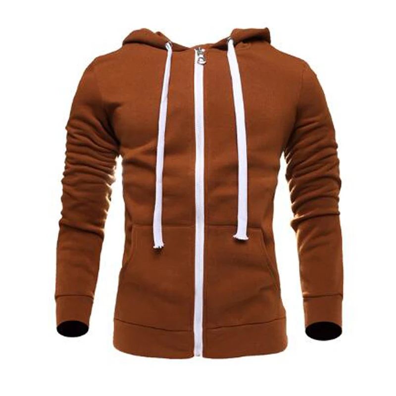 

Hot Sale New Fashion Sweatshirt Men Solid Color Men Hoodies Hip Hop Side Zipper Lovers Clothes Slim Tracksuit