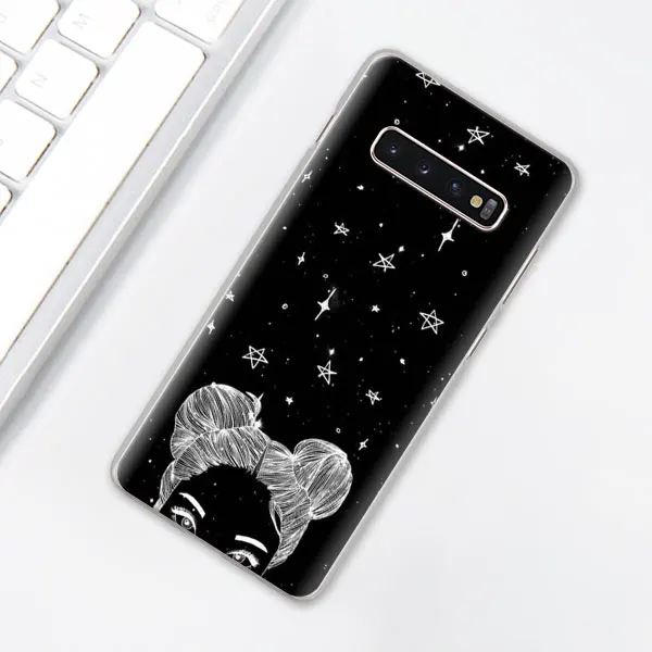 Чехол для samsung Galaxy S10e S10 Plus S7 S8 S9 Plus Note 8 9 M10 M20 M30 жесткий чехол Coque - Цвет: 003