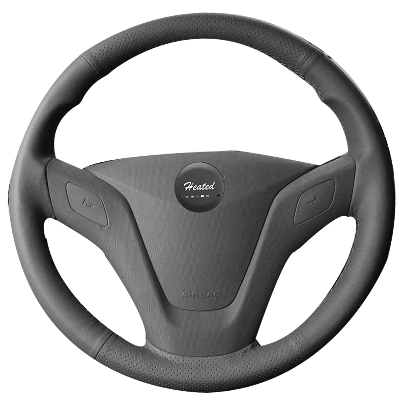 Оплетка на руль Nappa из натуральной кожи чехол для Chevrolet Sail Tampa do volante carro|on the steering