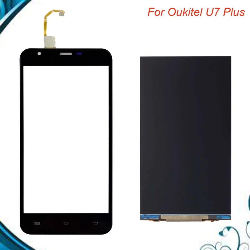 100% хорошо работает для Oukitel U7 Plus ЖК дисплей и сенсорный экран 5 дюйма мобильный