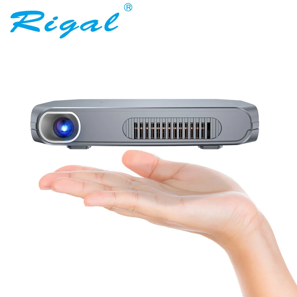 Rigal RD603 мини DLP проектор Android WiFi Bluetooth (опционально) светодиодный HD затвор активный