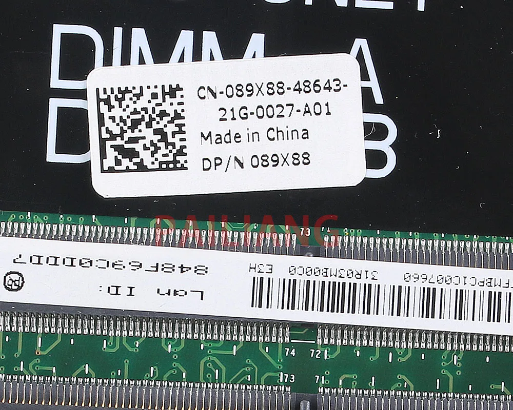 Pailiang ноутбук материнская плата для Dell Vostro 3750 V3750 PC материнская плата CN-089X88 089X88 DA0R03MB6E1 tesed DDR3
