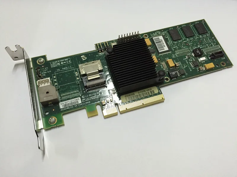 Адаптер для DELL C6100 LSI 8704EM2 PCI E SAS/SATA raid контроллера поддержка карт RAID 0 1 5 6 128 м