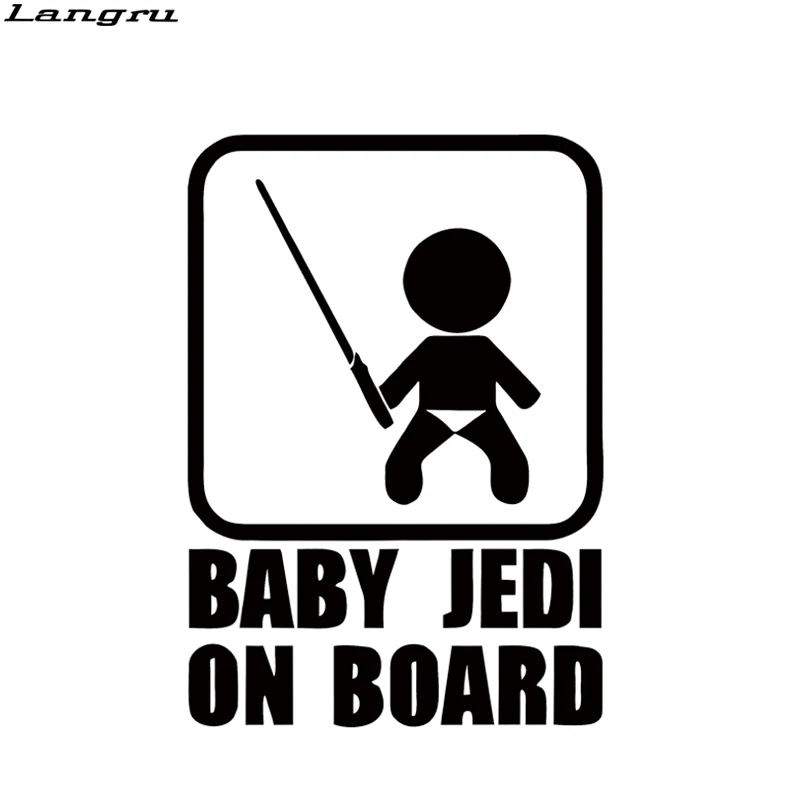 Прикольная графическая декорация Langru для Джедаев прикольная наклейка стайлинга