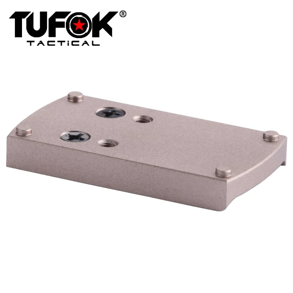 

TuFok Glock Sight Mount Glock 17 19 22 23 26 Scope Mount Plate Adapter for Sightmark Burris Micro Red Dot Sight Base