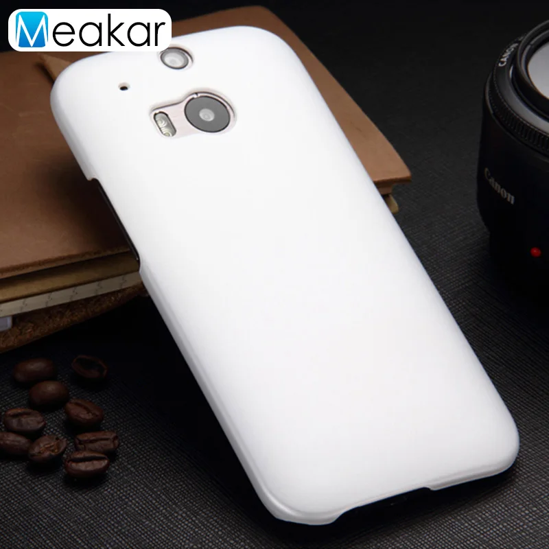 white Матовая Пластик Coque 5.0For Htc One M8 чехол для Htc One M8 глаз M8S M8ew телефона чехол-лента на заднюю панель - Цвет: white