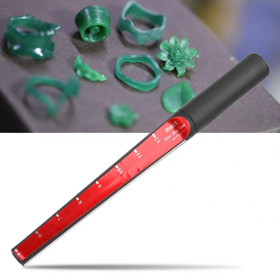 Восковое кольцо Sizer Stick Filer со стальным лезвием увеличение восковой модели