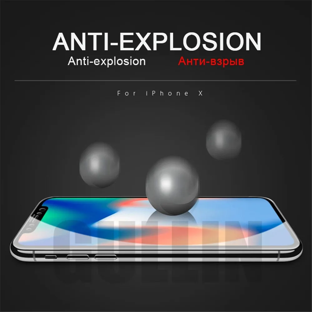 3D полное покрытие Настоящее Закаленное стекло для iPhone 8 7 6s Plus Защита экрана X 6 s