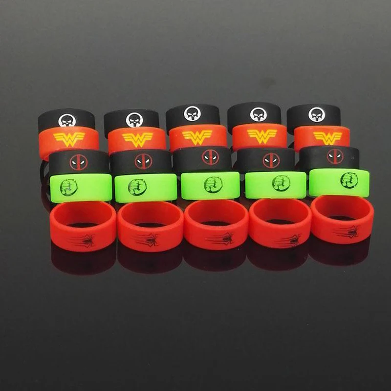 

100PCS Silicone Band Rubber Rings Protection Cover Vape for Electronic Cigarette Mechanical Mod RDA RTA RBA Sub Tank Atomizer