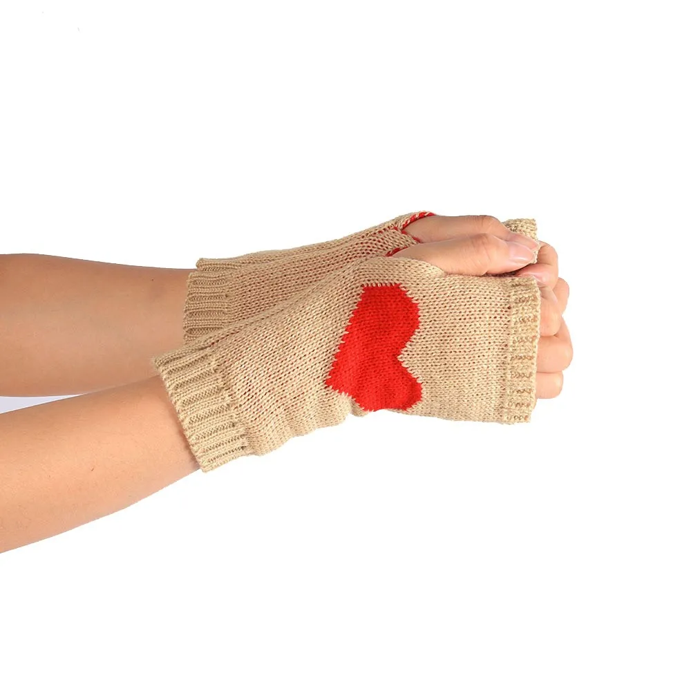 Gloves Winter Hand Fashion New arrival Warmer Knitted Wrist Long Fingerless Vintage Mitten NM72 |