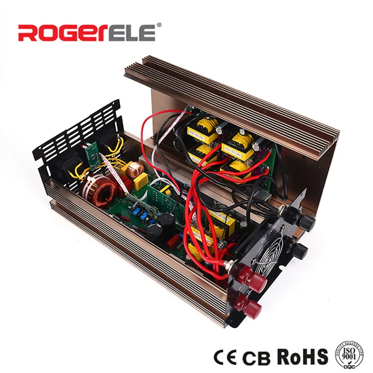 4000 Вт 12VDC/24VDC к 110VAC/220VAC Солнечный чистый синусоидальный инвертор