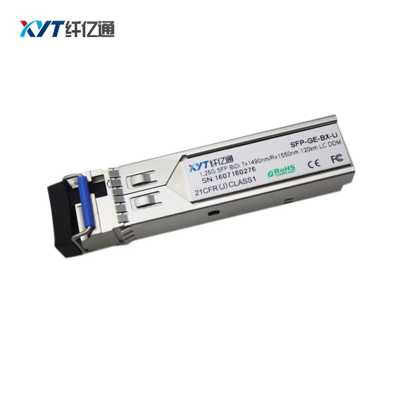 1 пара горячего подключения SFP 1490Tx/1550Rx (1550Tx/1490Rx) 155 Мб/с 120 км Трансивер с DDM|sfp