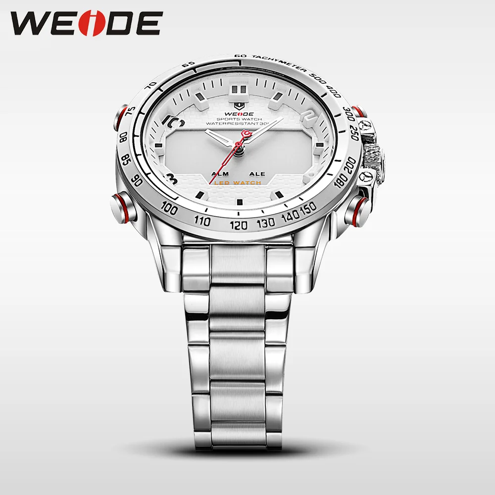 WEIDE стали серии часы люксовый бренд спорт цифровые ударопрочные
