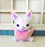 star guardian ahri little cute fox kiko mascot anime stuffed plush cartoon doll 33cm