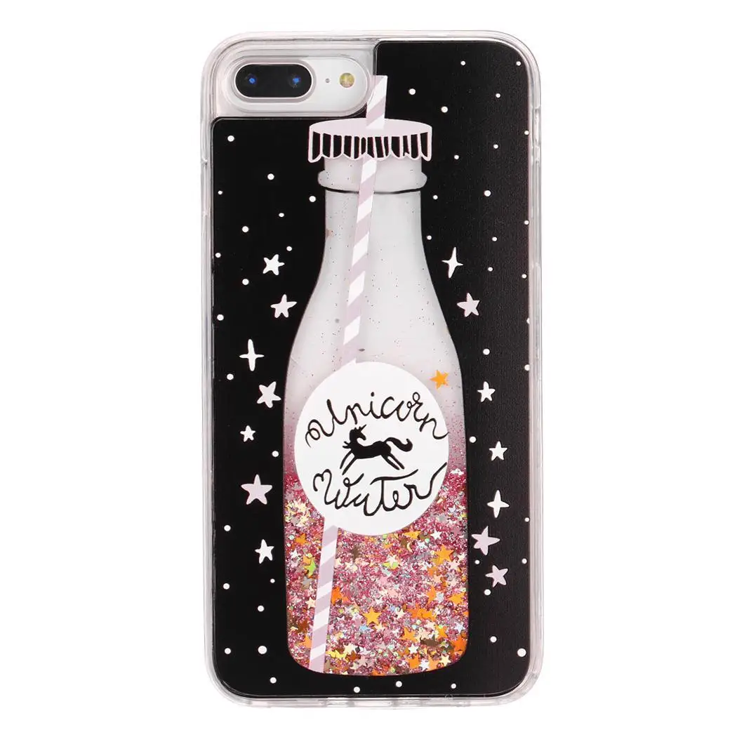 Модный Блестящий Мягкий чехол Quicksand задняя крышка-чехол для телефона легкой