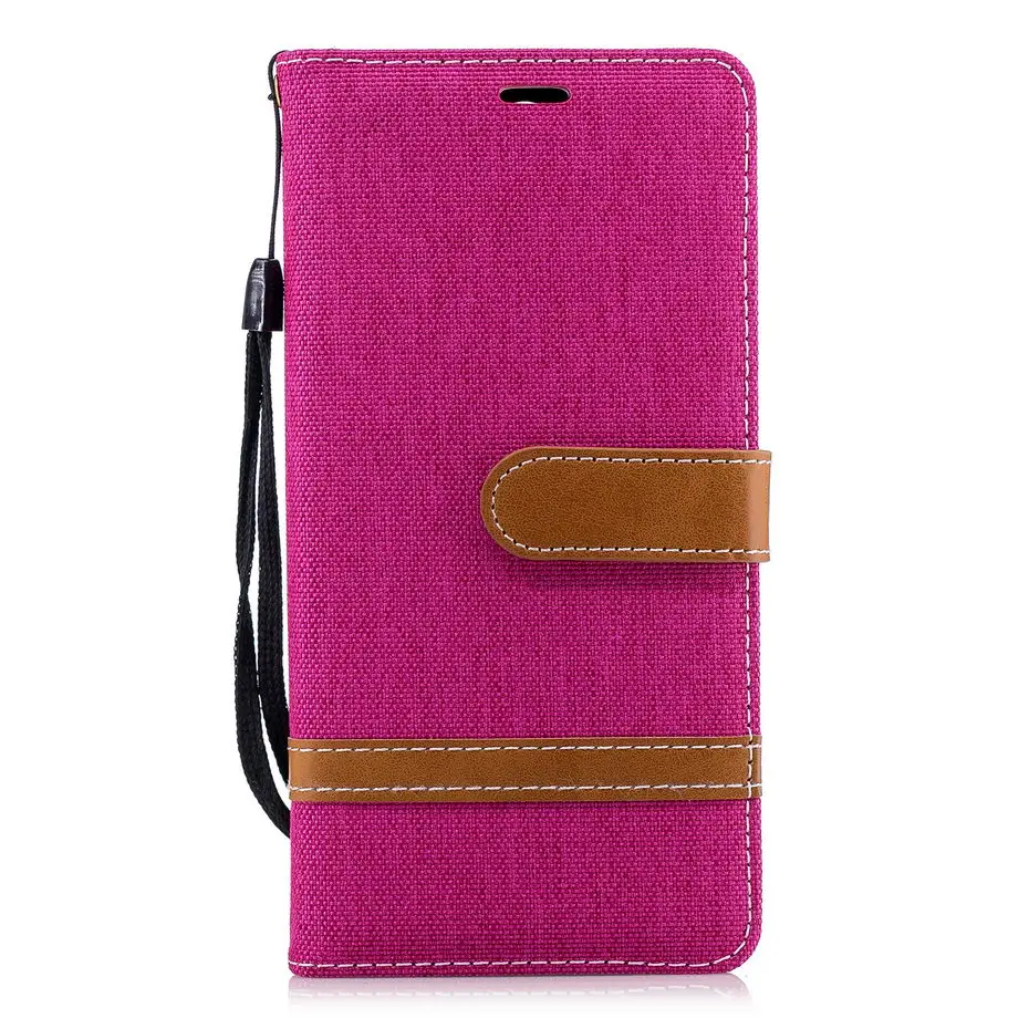 Кожаный чехол-книжка Desyner Denim смешанных цветов для Nokia 3 1 2018 кожаный чехол-сумка