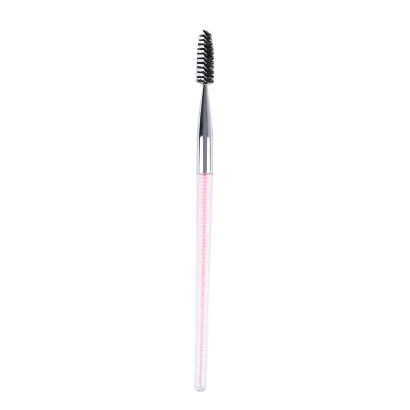 light pink 1 шт. Новая гибкая щетка для наращивания ресниц кисть для бровей аппликатор для туши для ресниц ресницы косметический набор кистей для макияжа инструменты - Handle Color: light pink