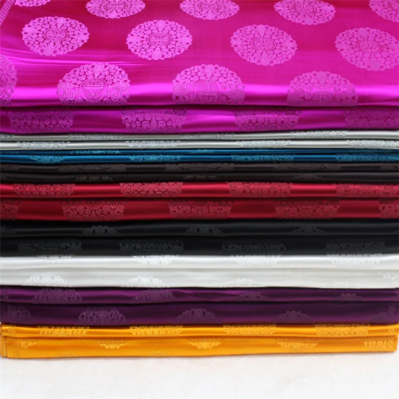 

CF511 Chinese Silk Brocade Fabric Chinese Cheongsam Clothing Fabric Chinese Wedding Couple's Dress Fabric Silk Fabric