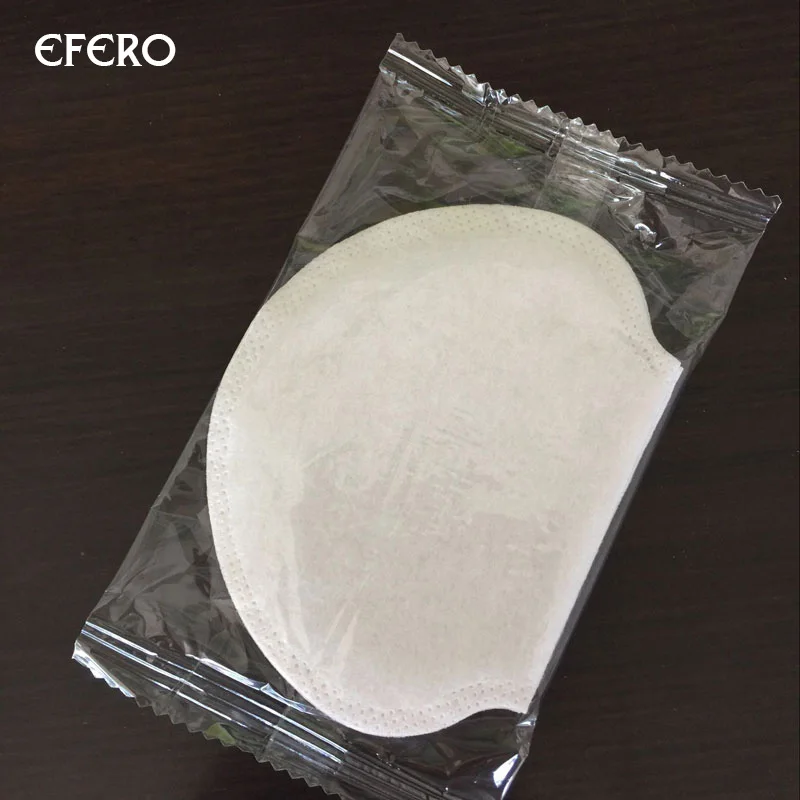 Efero подмышек Пот коврик для потоотделение Лето одноразовые впитывающие, подмышечные дезодоранты наклейка поглощающая коврик для летнего платья 20 шт