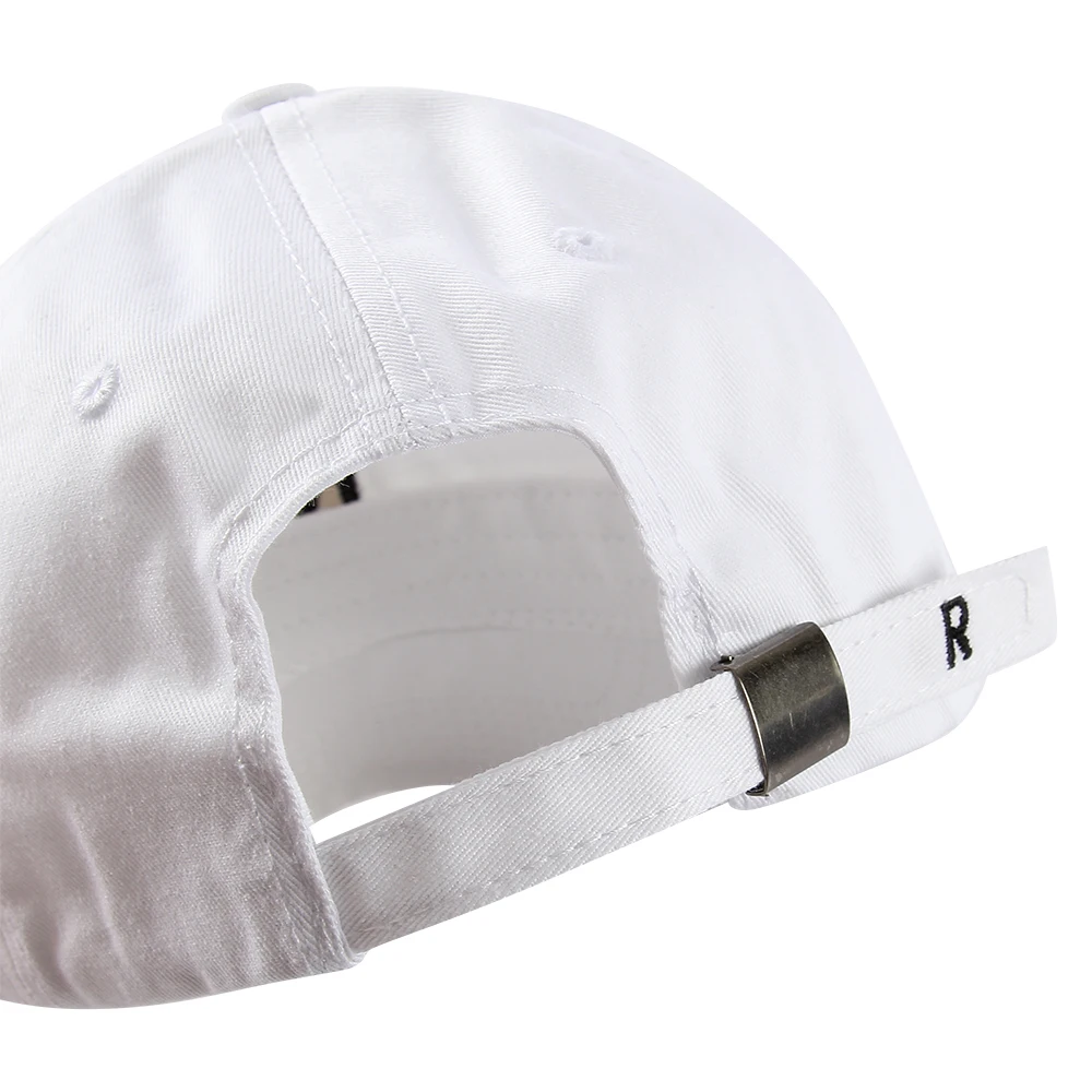 Мужская и Женская Бейсболка Winfox черно белая кепка с надписью R вышивкой уличная