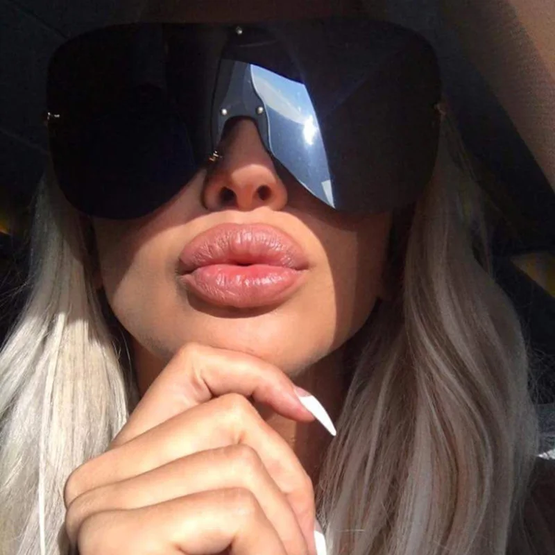 Королевский Девушка негабаритных мужчин поляризационные лица Солнцезащитные