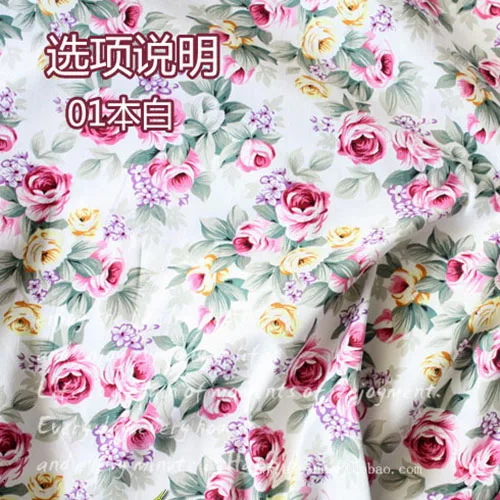 SMTA 50*145 см Лоскутная Ткань Хлопок Ткань tissu au метр Лоскутная бархатная хлопковая ткань метр цветок 200 г/м - Цвет: B1374